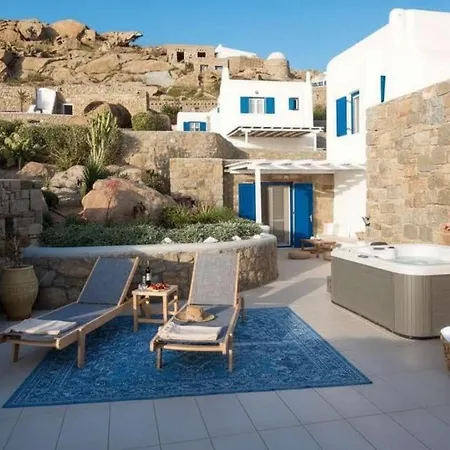 Intimate Mykonos Luxury W Jacuzzi & Sea View Holiday home Houlakia (Mykonos)