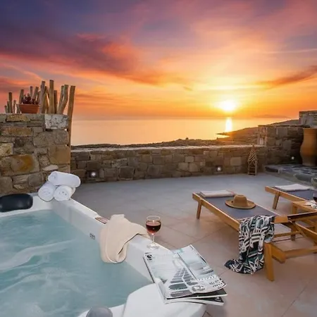 Holiday home Intimate Mykonos Luxury W Jacuzzi & Sea View Houlakia (Mykonos)
